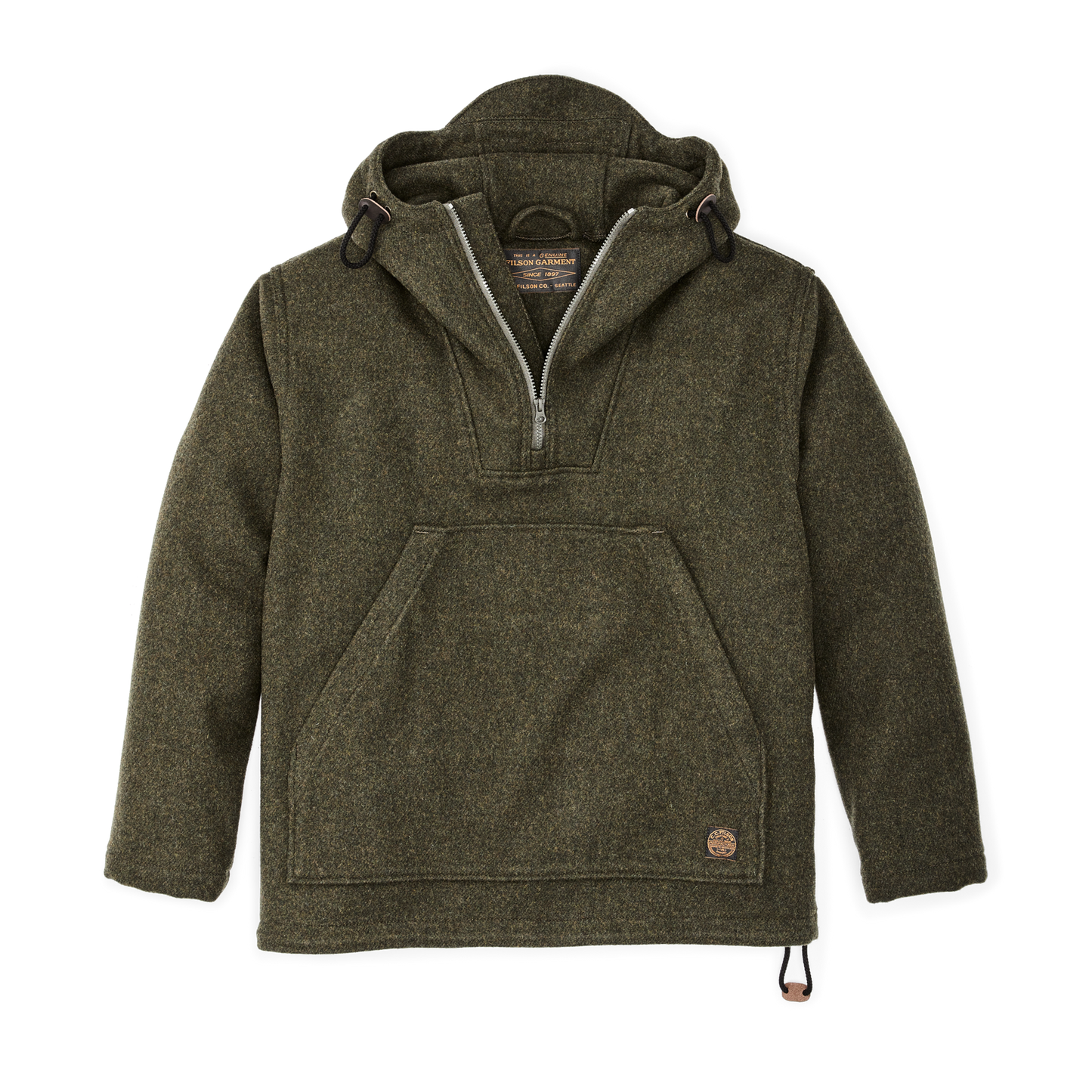 Mackinaw Wool Anorak - Forest Green