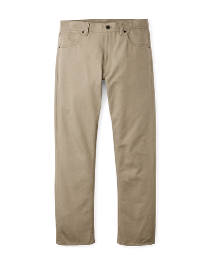 Dry Tin Cloth 5-pocket Pants - Gray Khaki