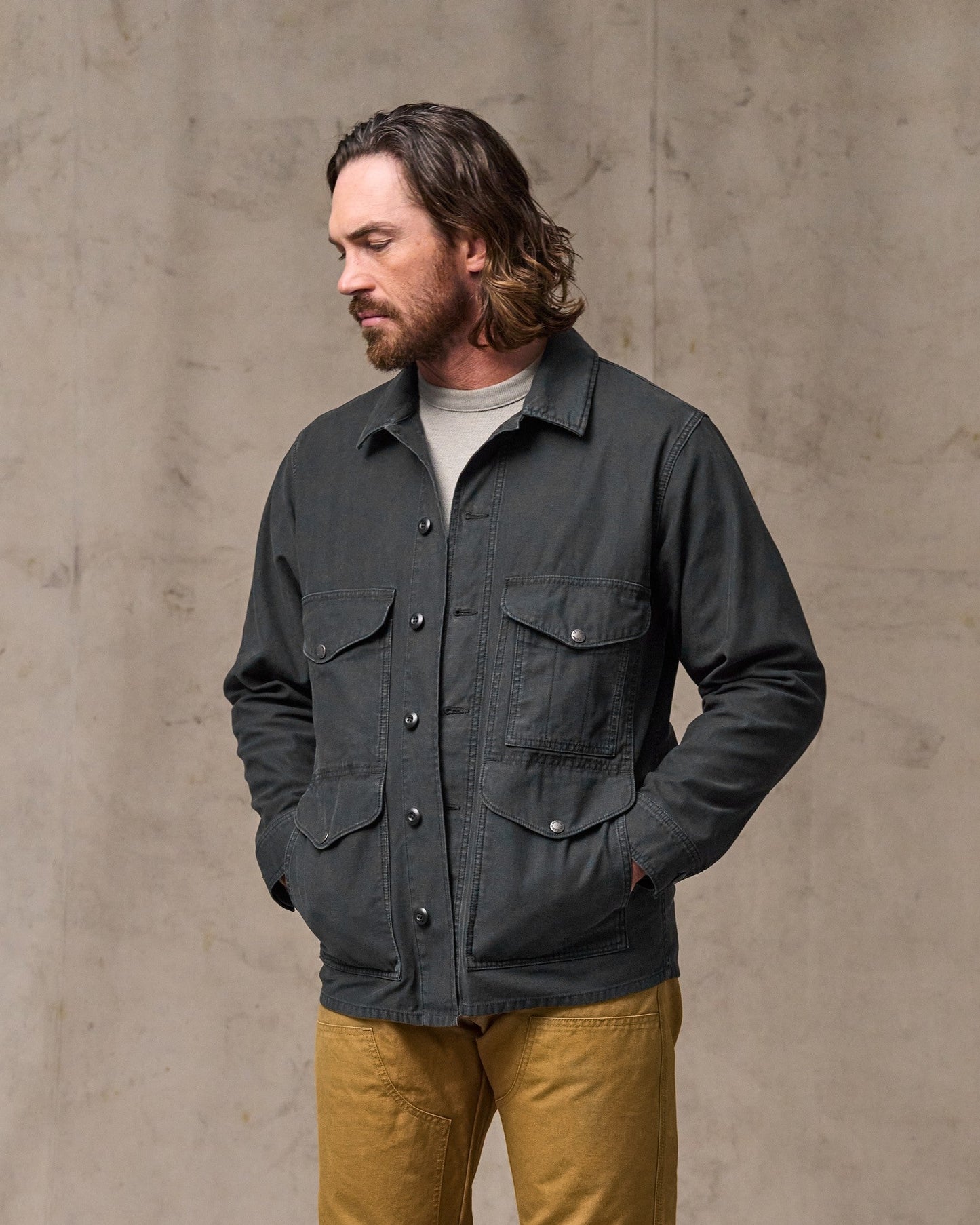 Field Cruiser Jacket - Washed Faded Black