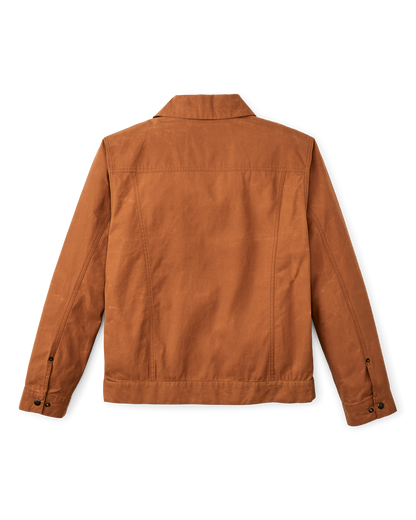 Dry Wax Short Cruiser Jacket - Bourbon