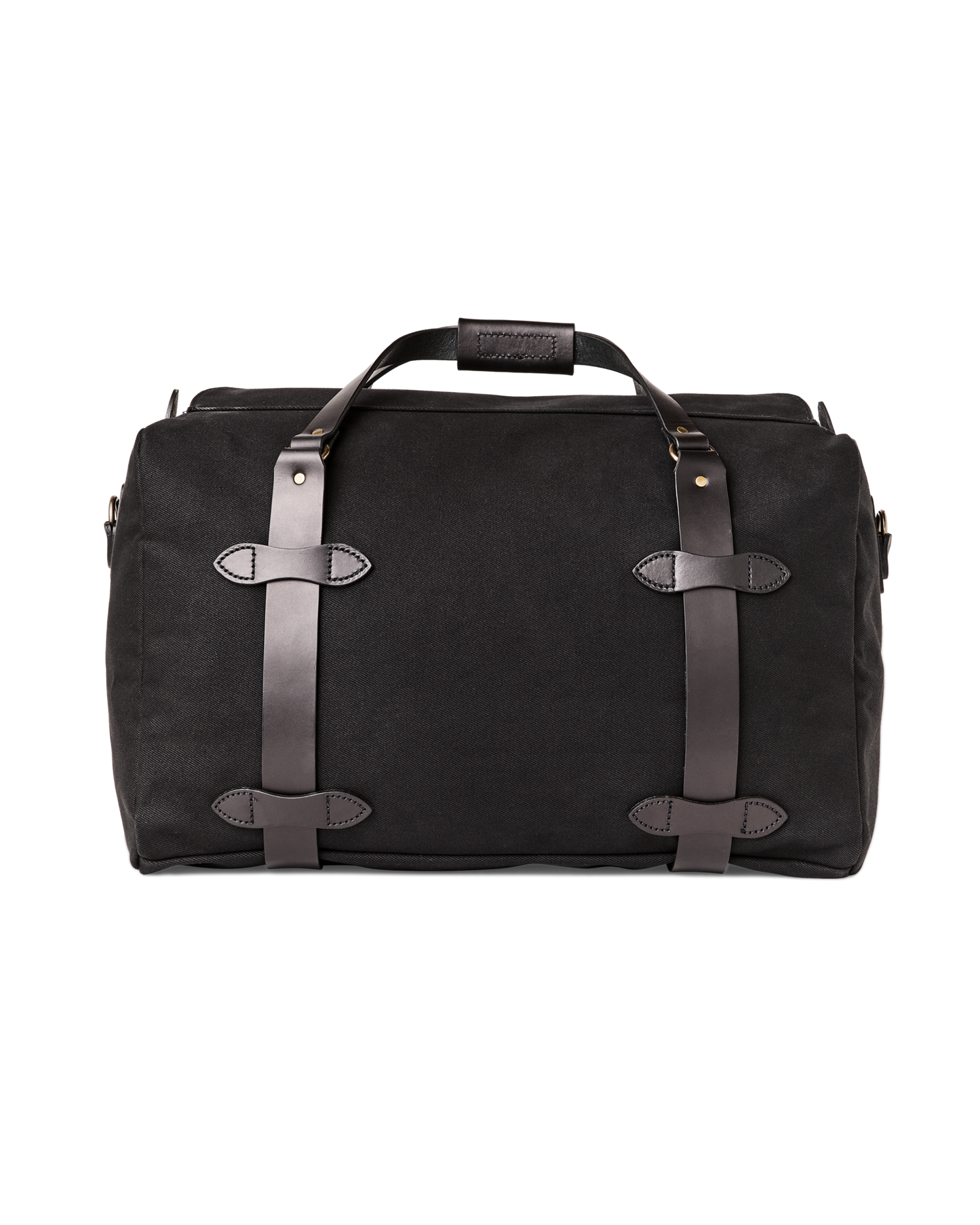 Medium Rugged Twill Duffle Bag - Black