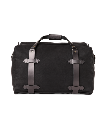 Medium Rugged Twill Duffle Bag - Black