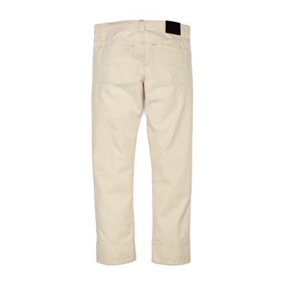 Dry Tin Cloth 5-pocket Pants - Natural Seed