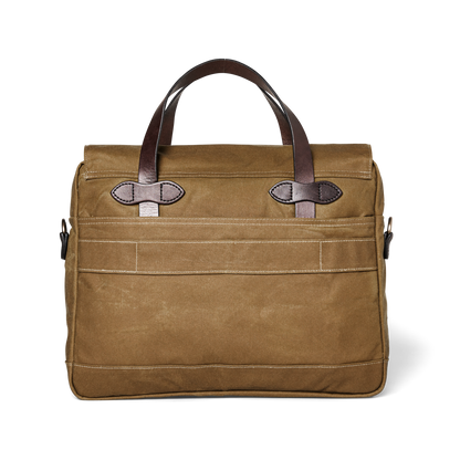 24 Hour Tin Cloth Briefcase - Dark Tan