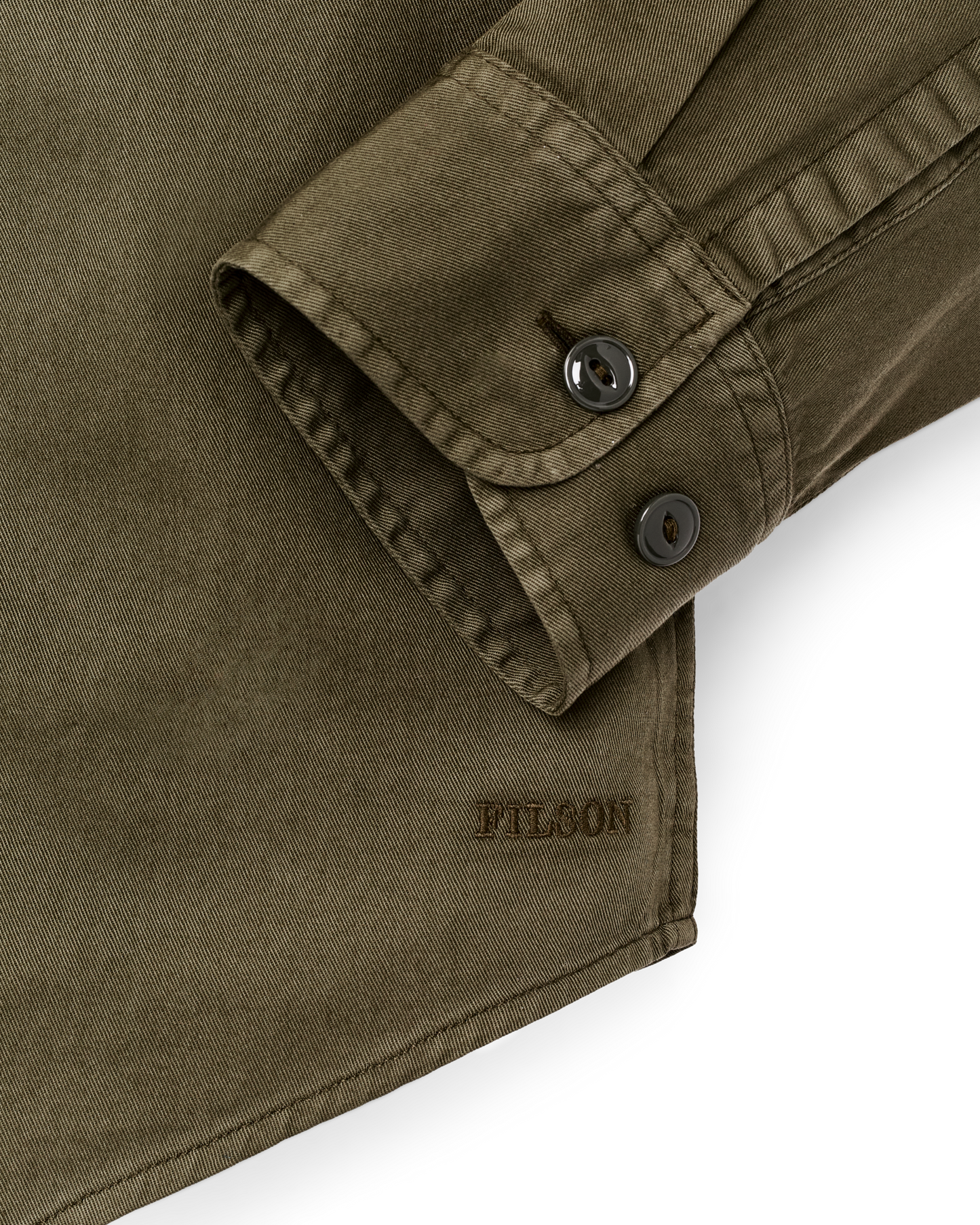 4.5-oz. Twill Shirt - Military Olive