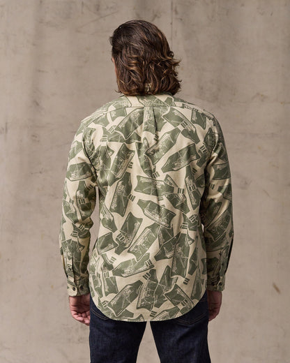 Lightweight Alaskan Guide Shirt - Khaki / Print
