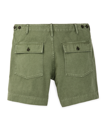 Field Supply Shorts - Washed Fatigue Green