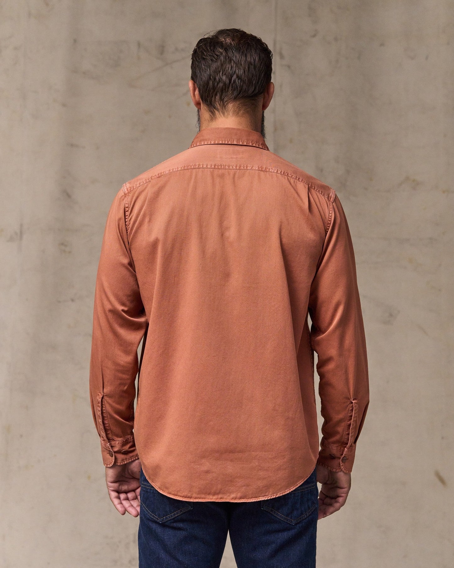 4.5-oz. Twill Shirt - Copper Brown