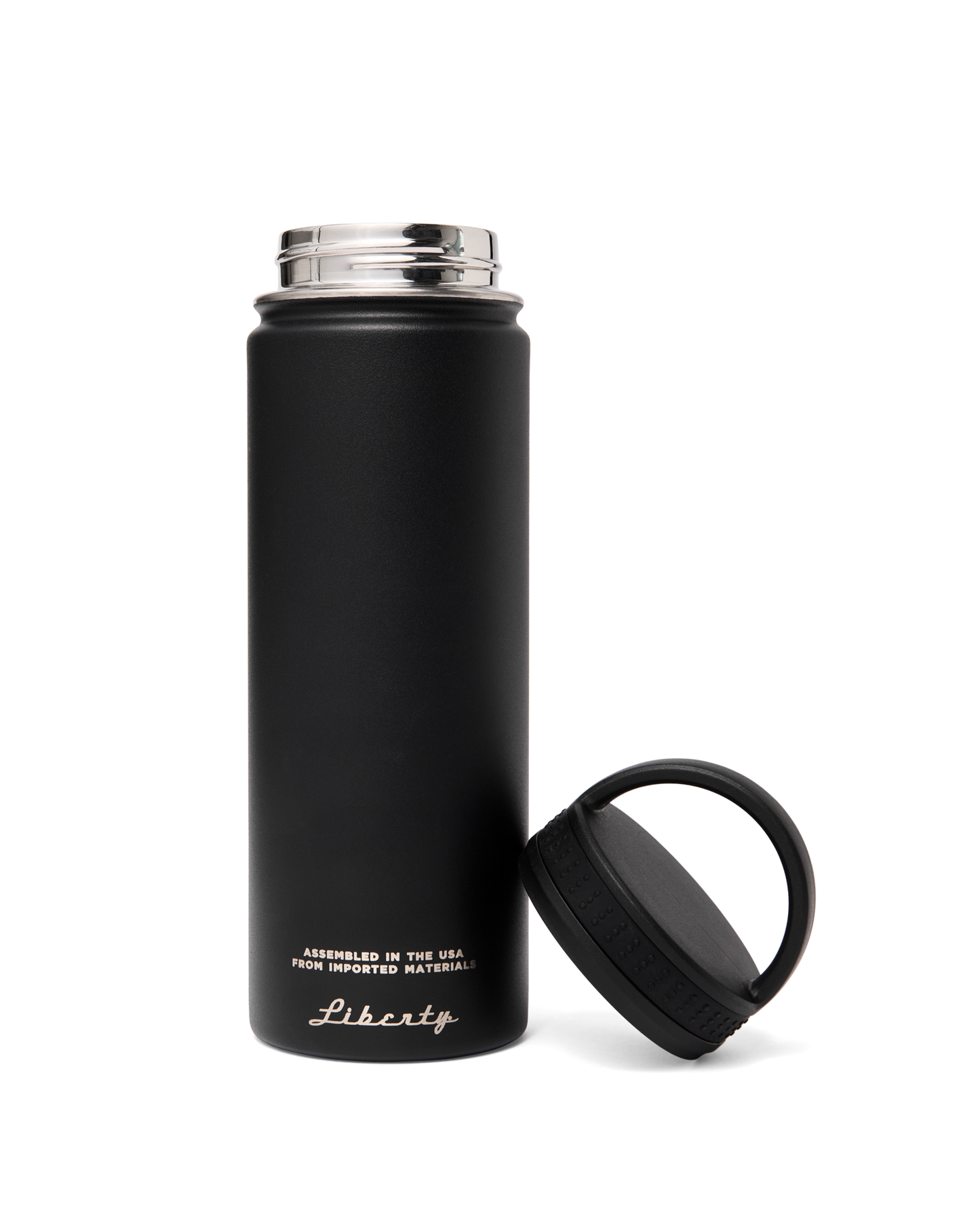 Insulated Water Bottle - Black / Logo