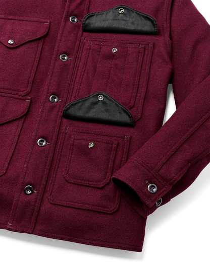 1940s Mackinaw Wool Cruiser Jacket - Wine