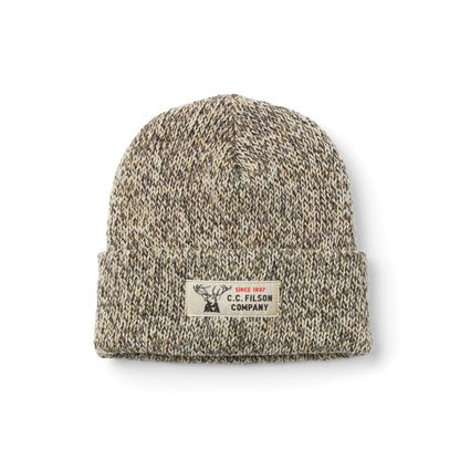 Lined Ragg Wool Beanie - Charcoal Heather