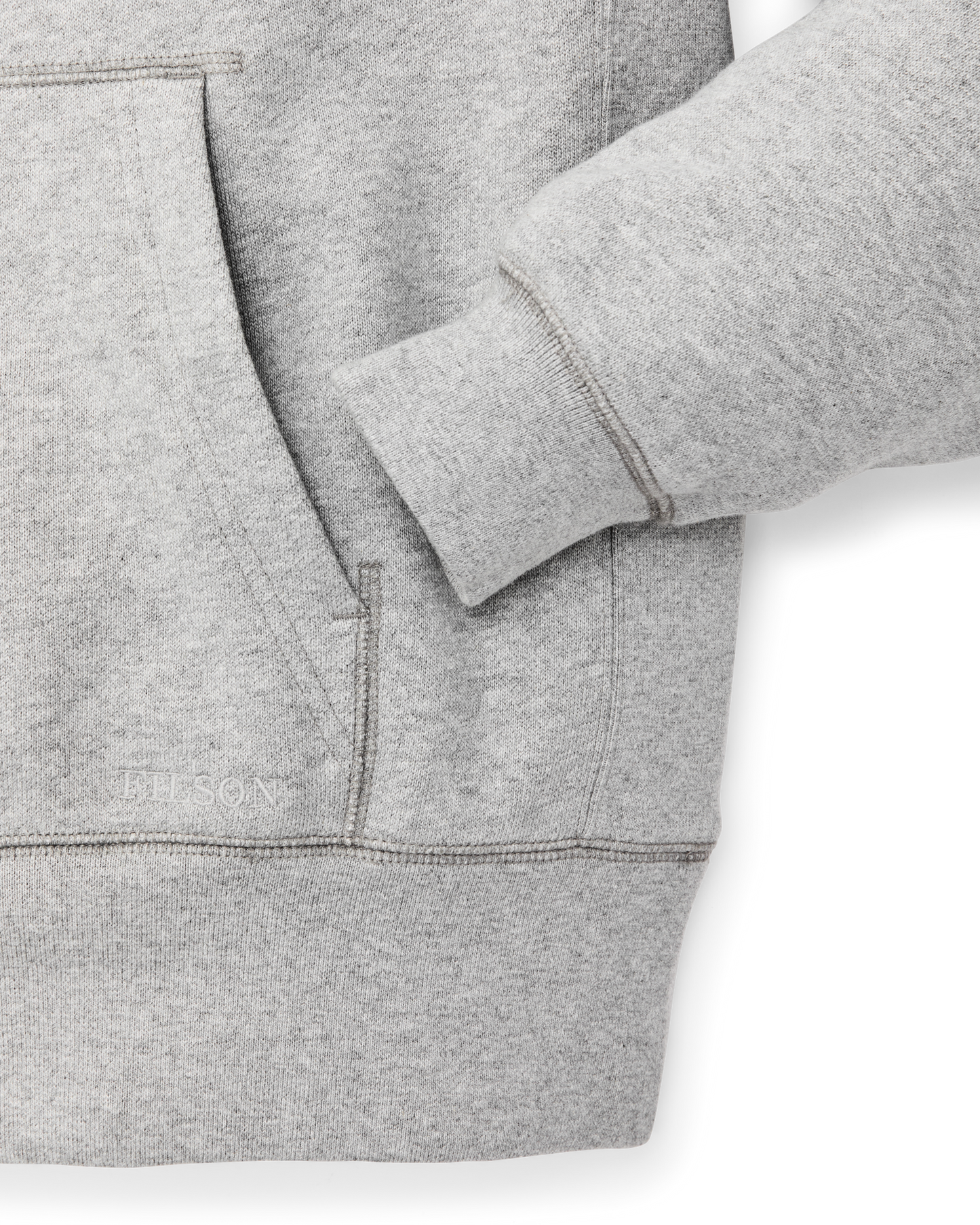 14-oz. Heritage Fleece Hoodie - Gray Heather
