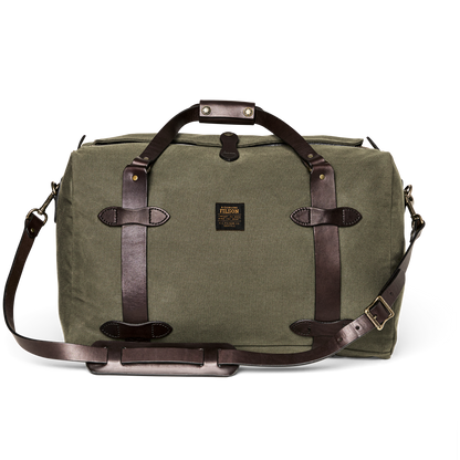 Medium Rugged Twill Duffle Bag - Otter Green