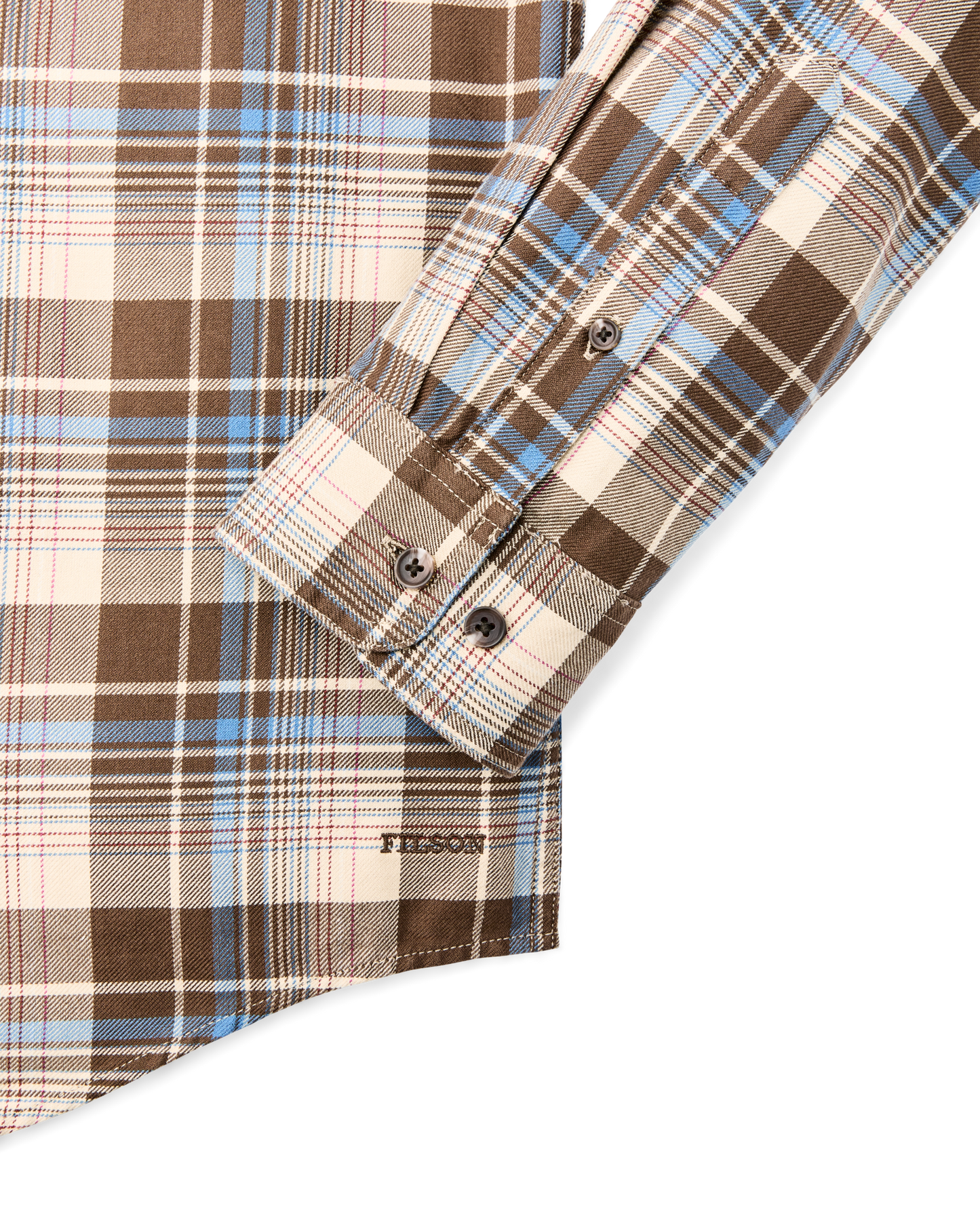 Lightweight Alaskan Guide Shirt - Cream / Blue / Multi Plaid