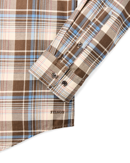 Lightweight Alaskan Guide Shirt - Cream / Blue / Multi Plaid