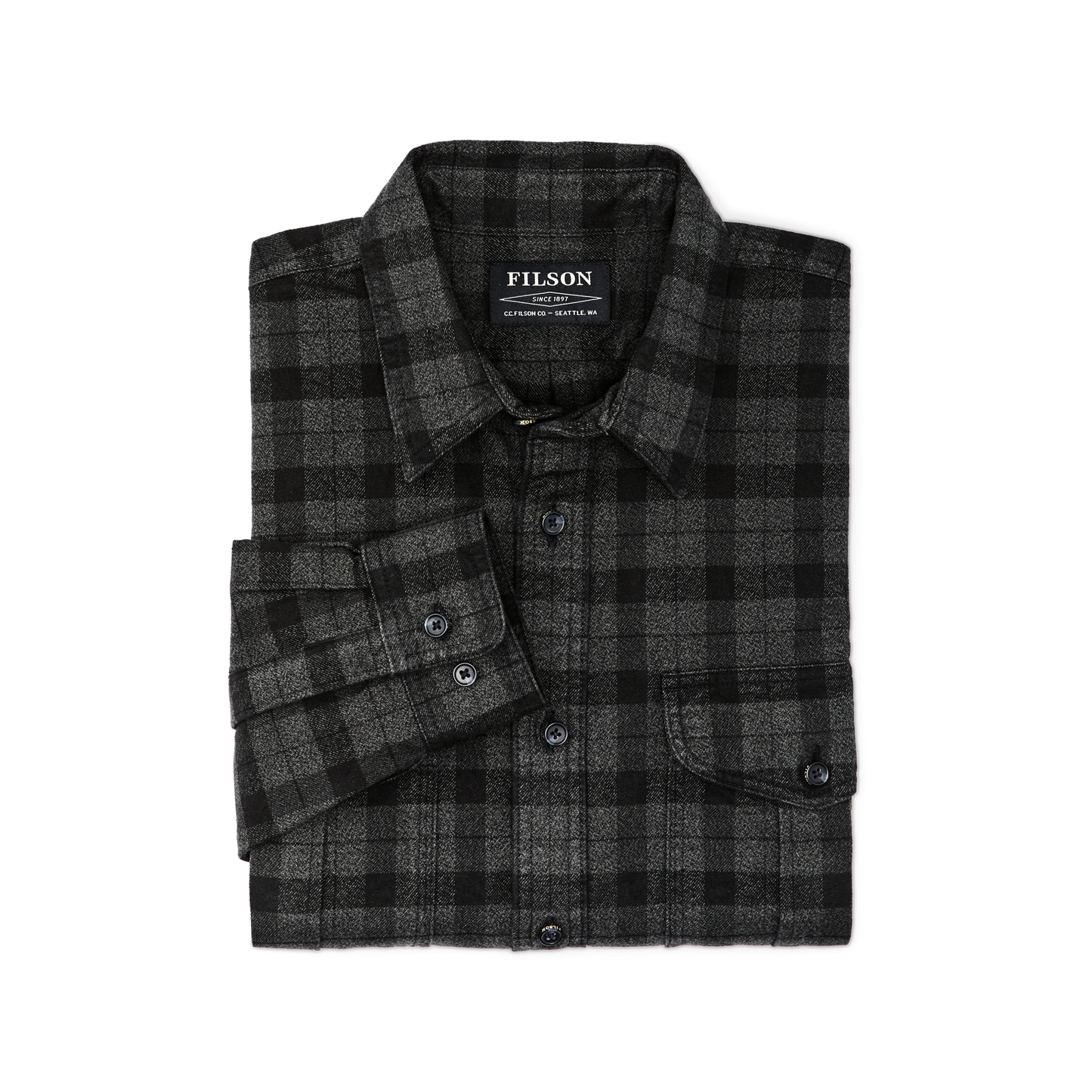 Alaskan Guide Shirt - Heather Gray/black Plaid