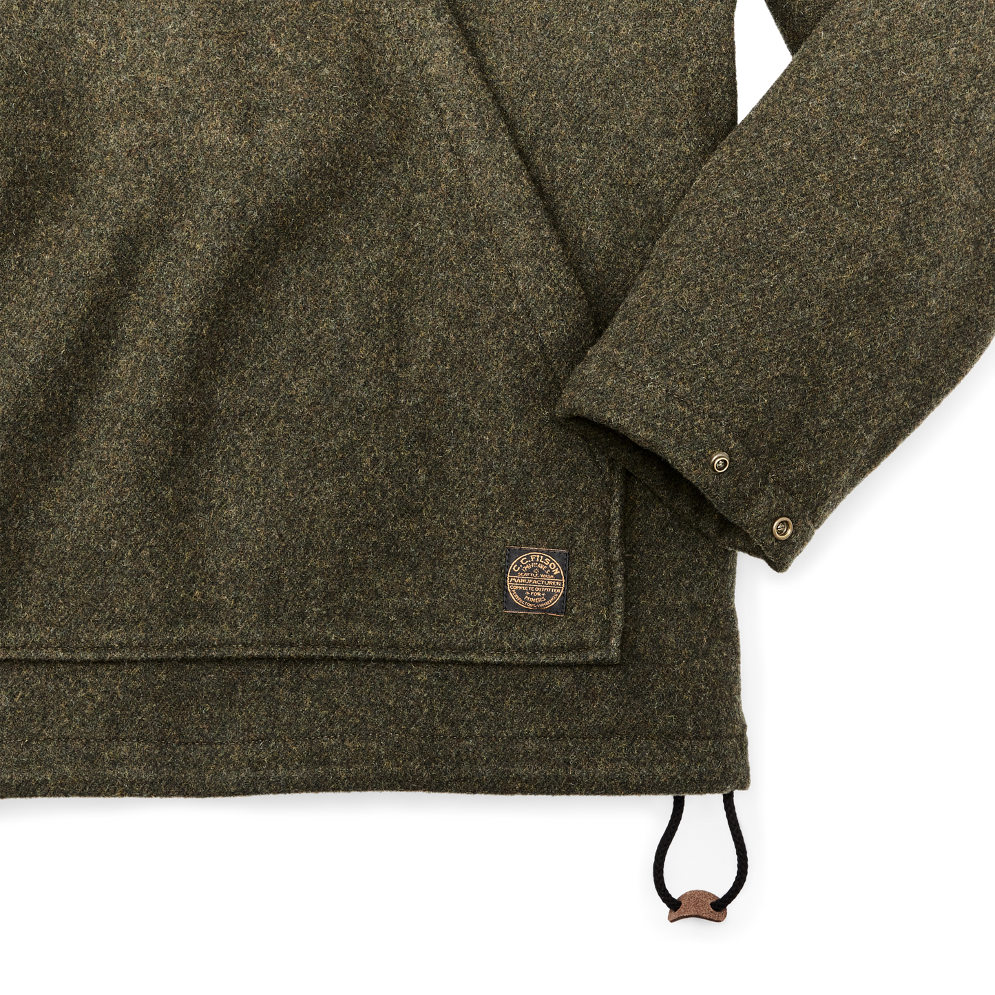 Mackinaw Wool Anorak - Forest Green