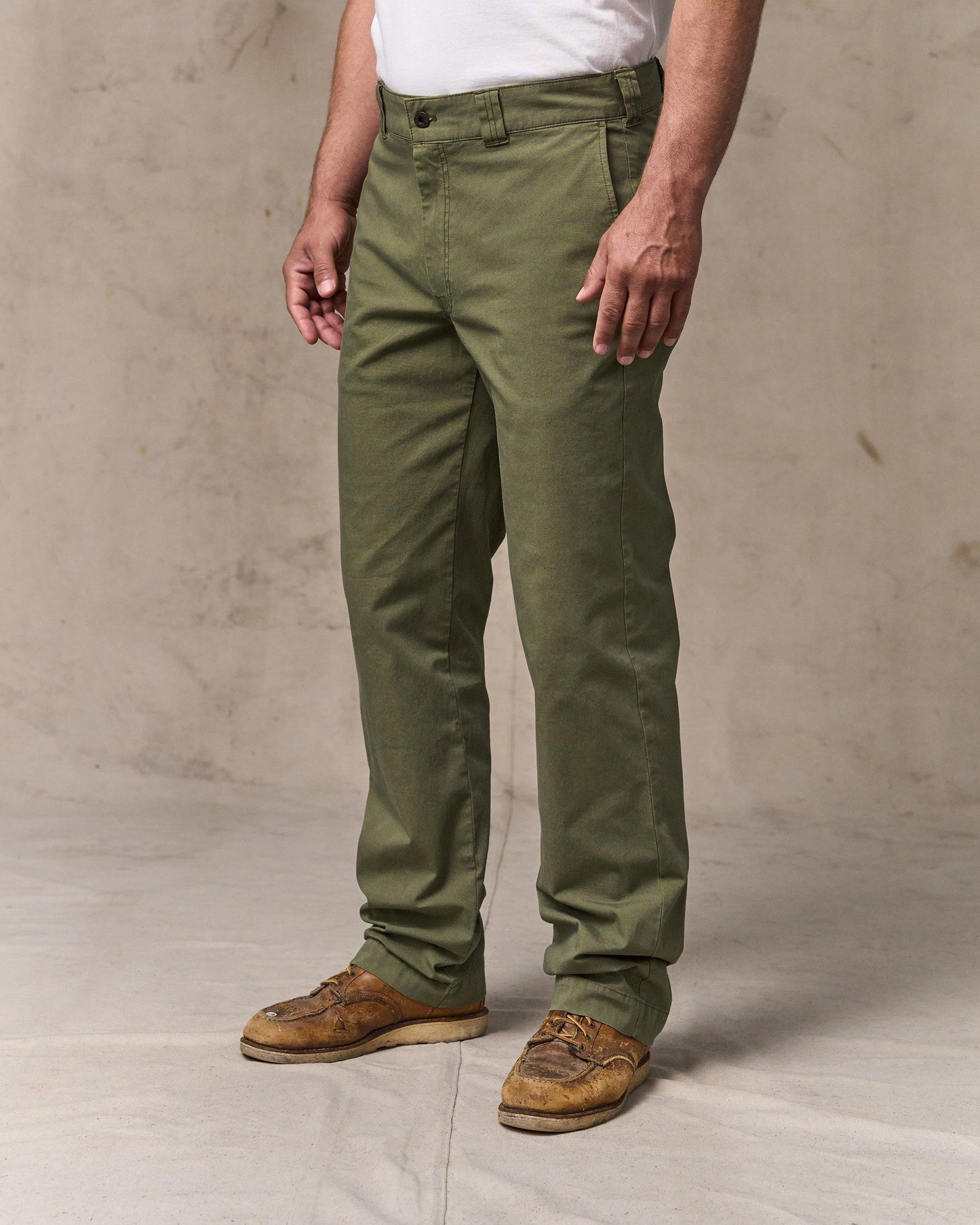 Granite Mountain Flat Front Pants - Burnt Olive