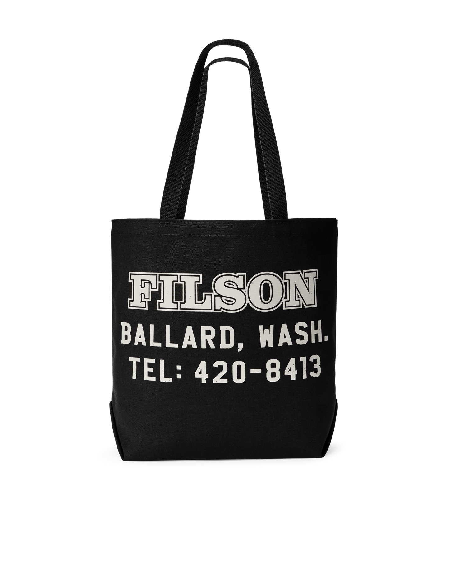 Ballard Graphic Tote Bag - Black
