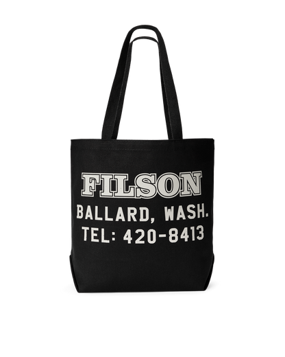 Ballard Graphic Tote Bag - Black