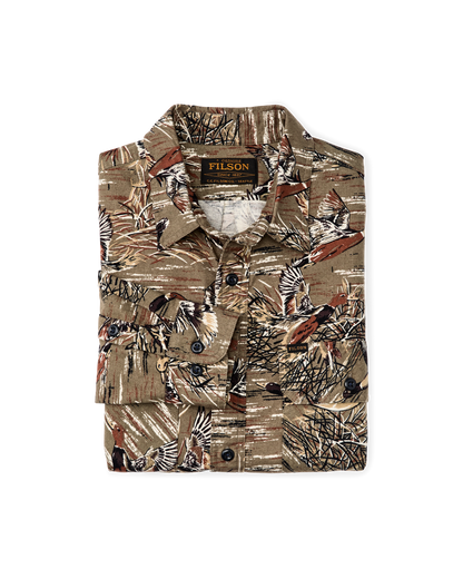Field Flannel Shirt - Brown / Marsh Mallards