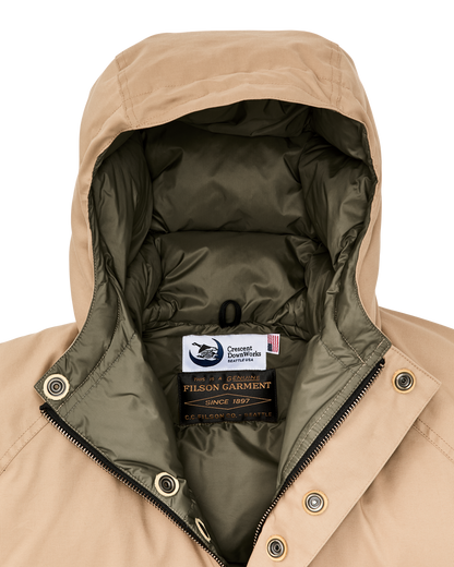 Filson X Crescent Down Works Parka - Dark Tan / Tan