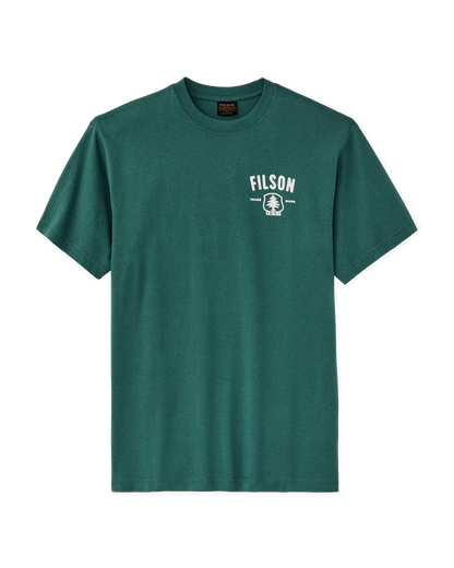 Forestry Graphic T-Shirt - Mallard Green