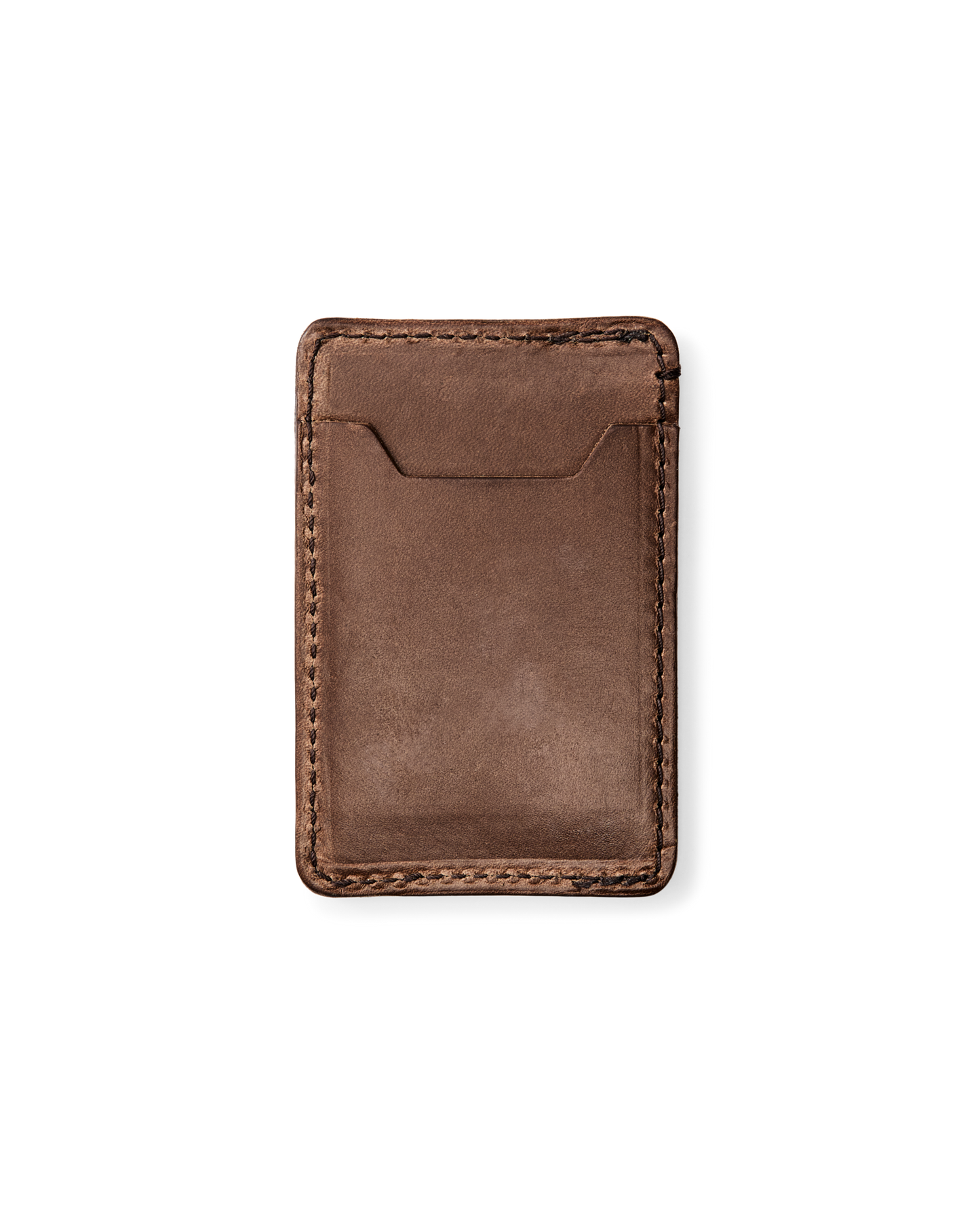 Filson Leather Card Case - Natural Brown