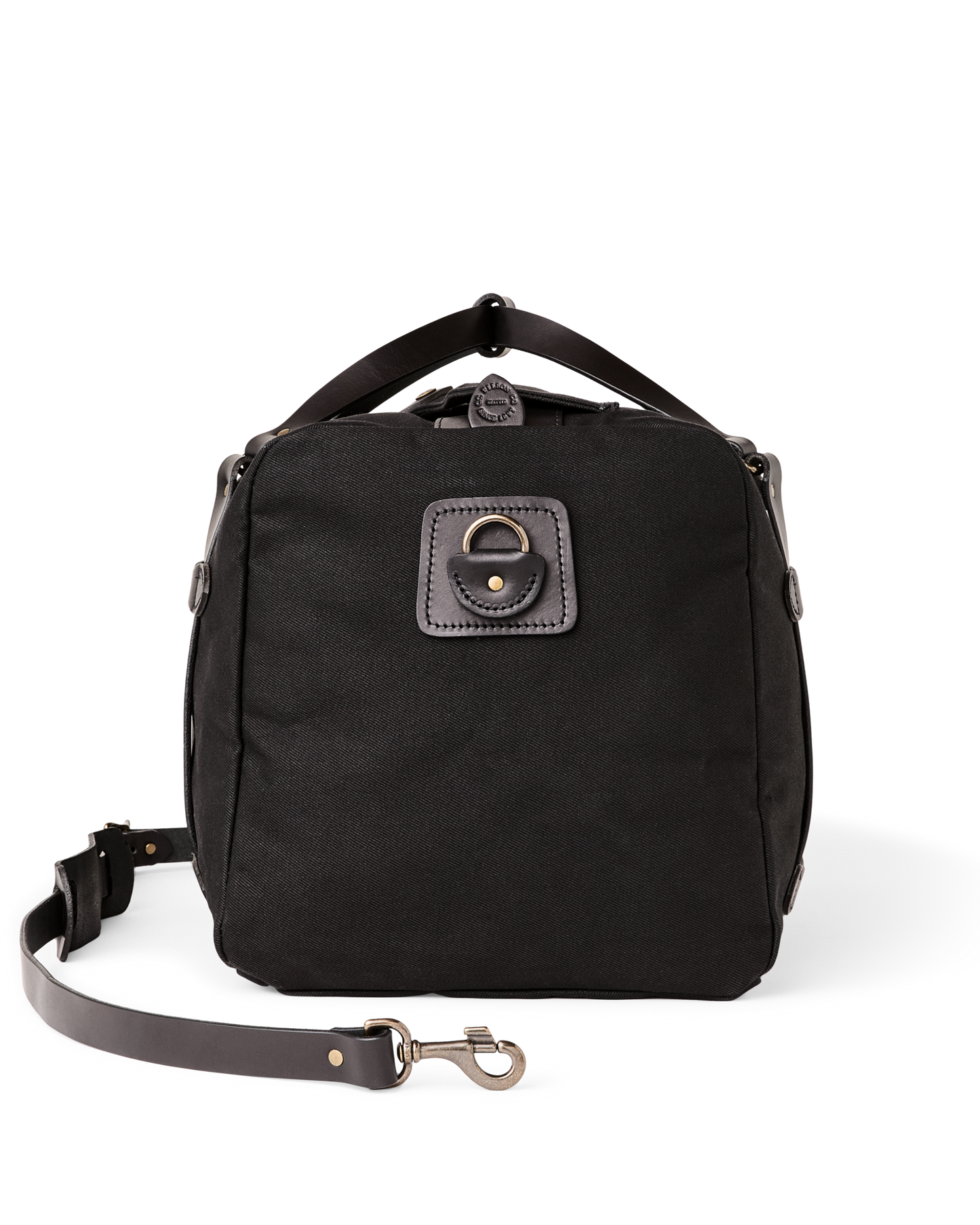 Medium Rugged Twill Duffle Bag - Black