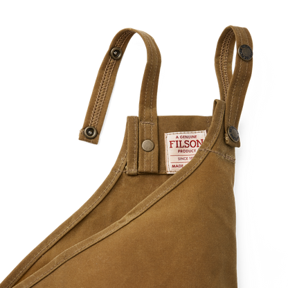 Double Tin Cloth Chaps With Zipper - Dark Tan