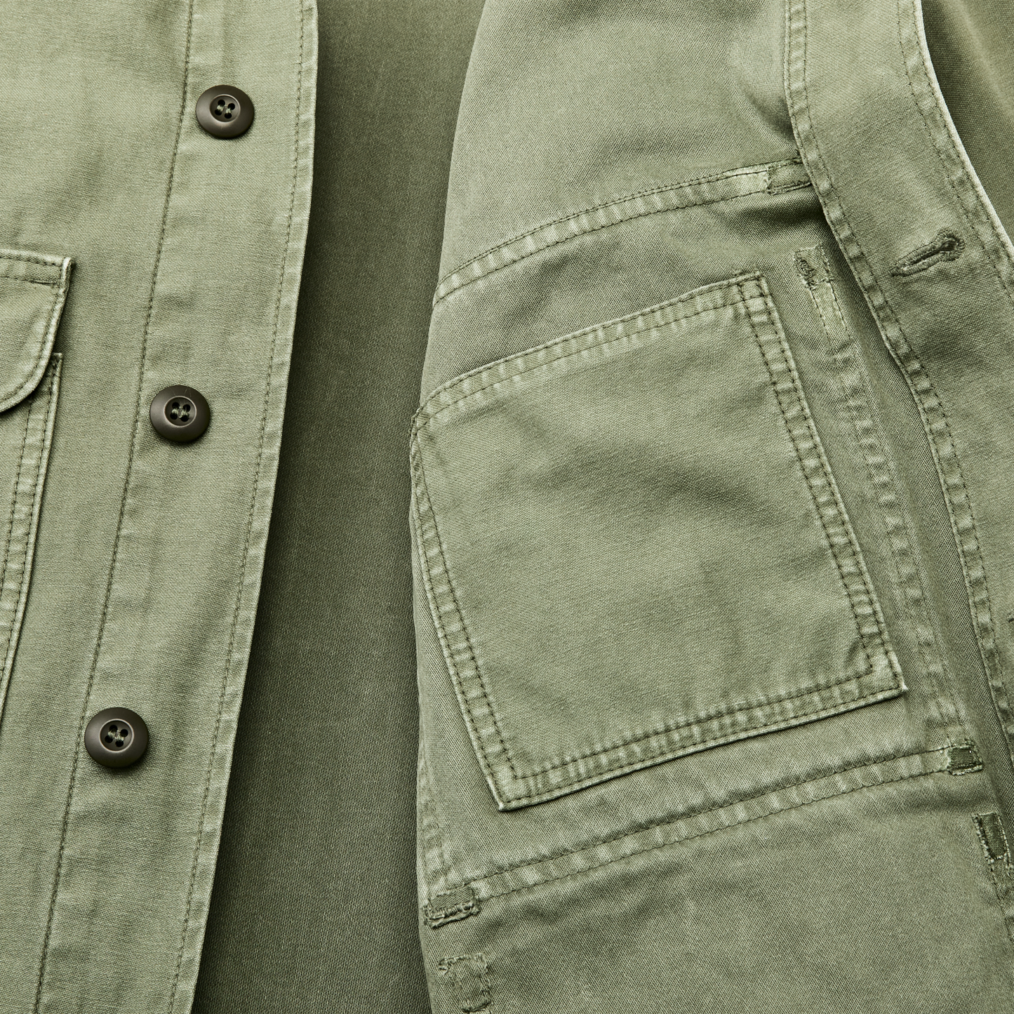 Field Cruiser Jacket - Washed Fatigue Green