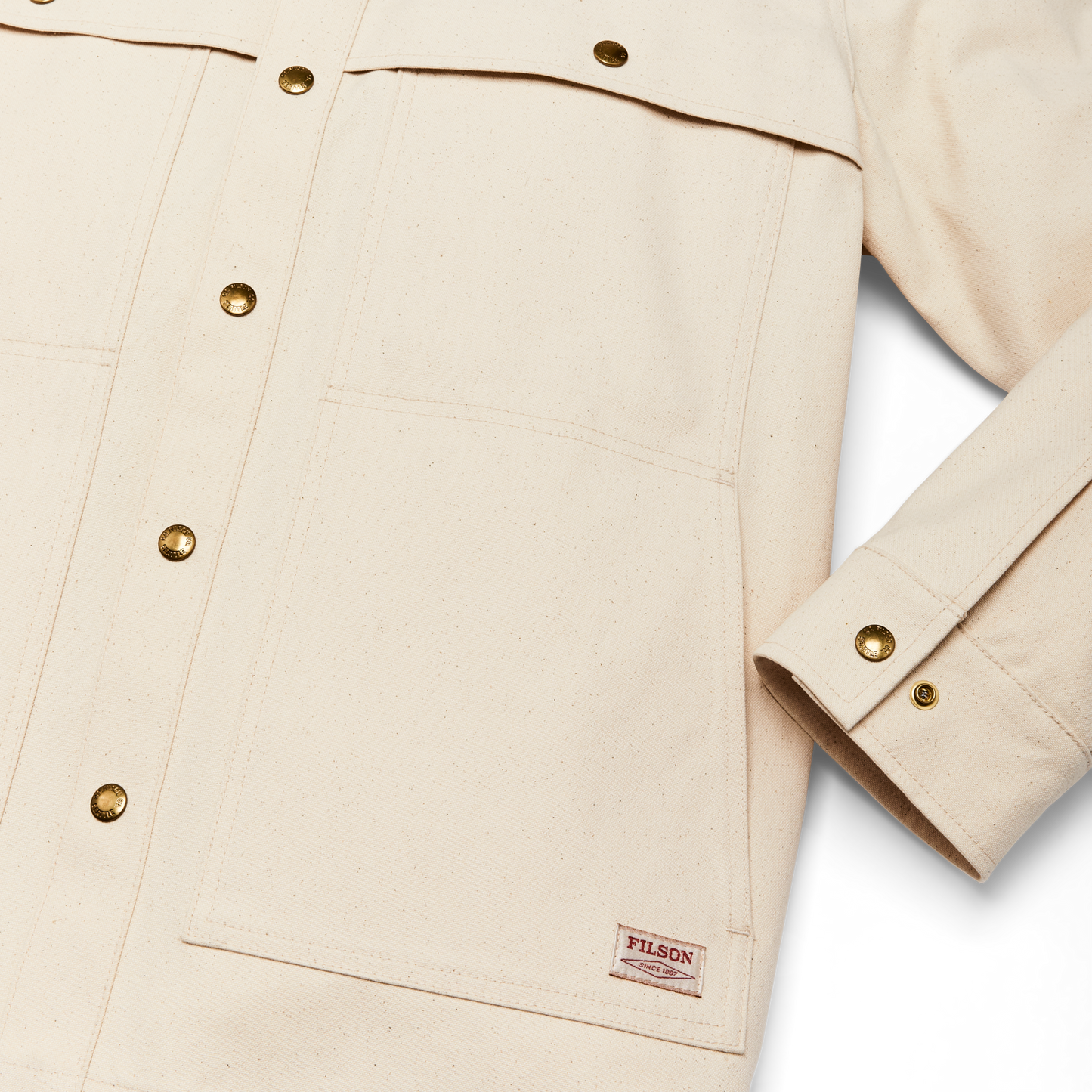 Dry Tin Cloth Forester Jac-shirt - Natural Seed
