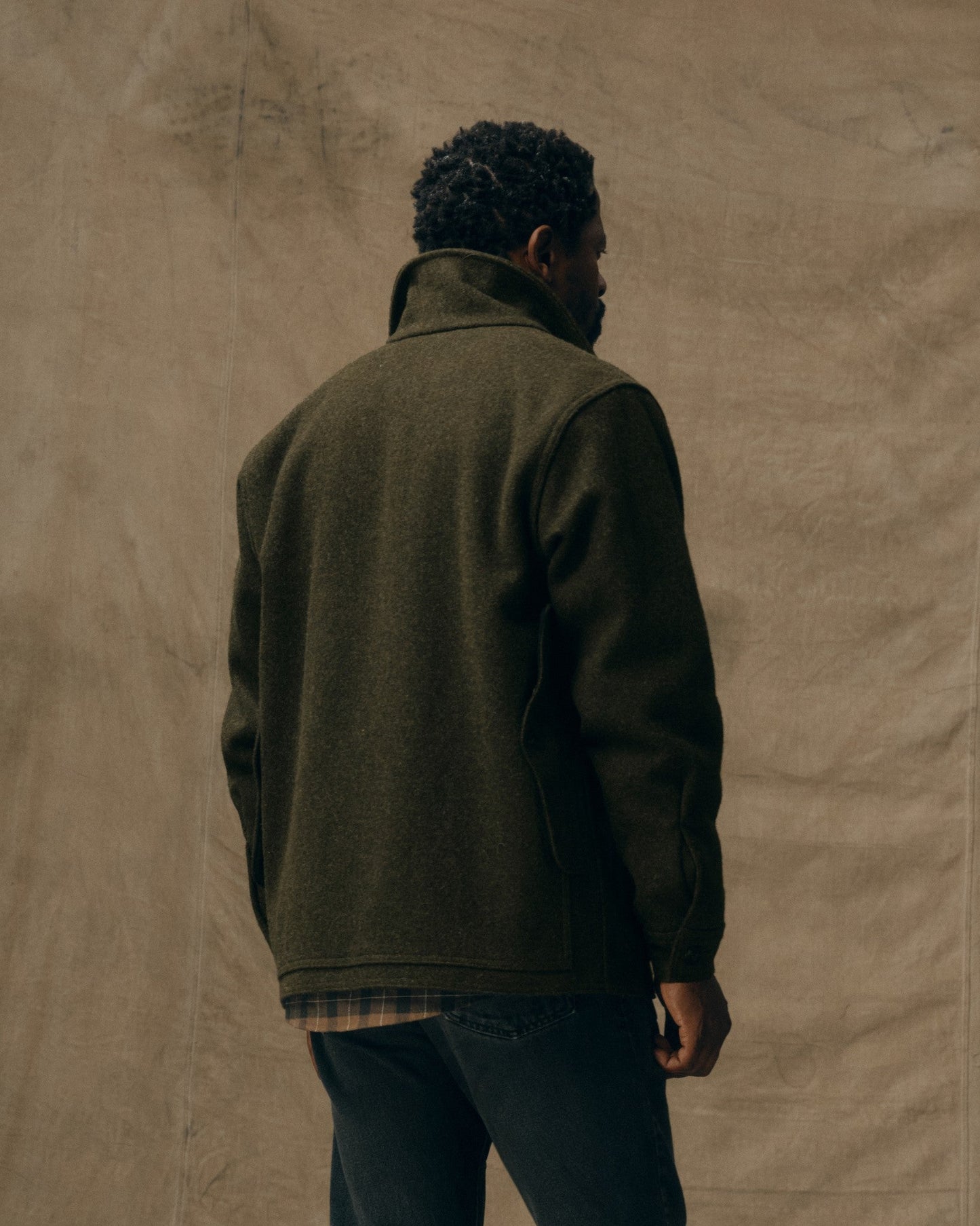 Mackinaw Wool Cruiser Jacket - Forest Green
