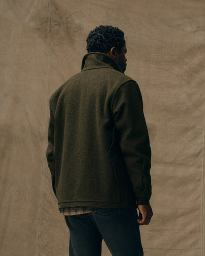 Mackinaw Wool Cruiser Jacket - Forest Green