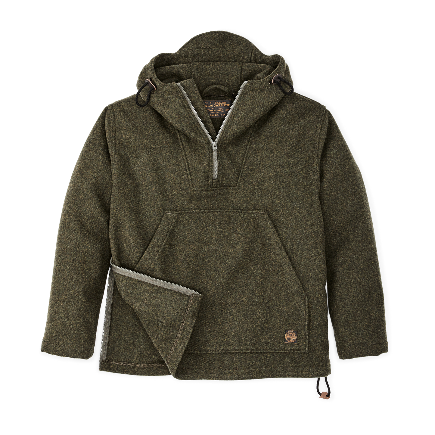 Mackinaw Wool Anorak - Forest Green