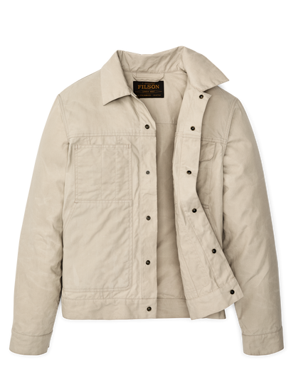 Dry Wax Short Cruiser Jacket - Quail Tan