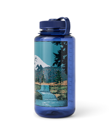 32-oz. Nalgene Bottle - Denim / Mountain