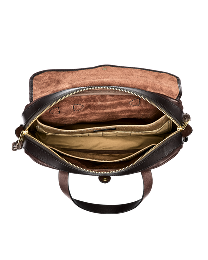 Heritage Leather Original Briefcase - Ballard Brown