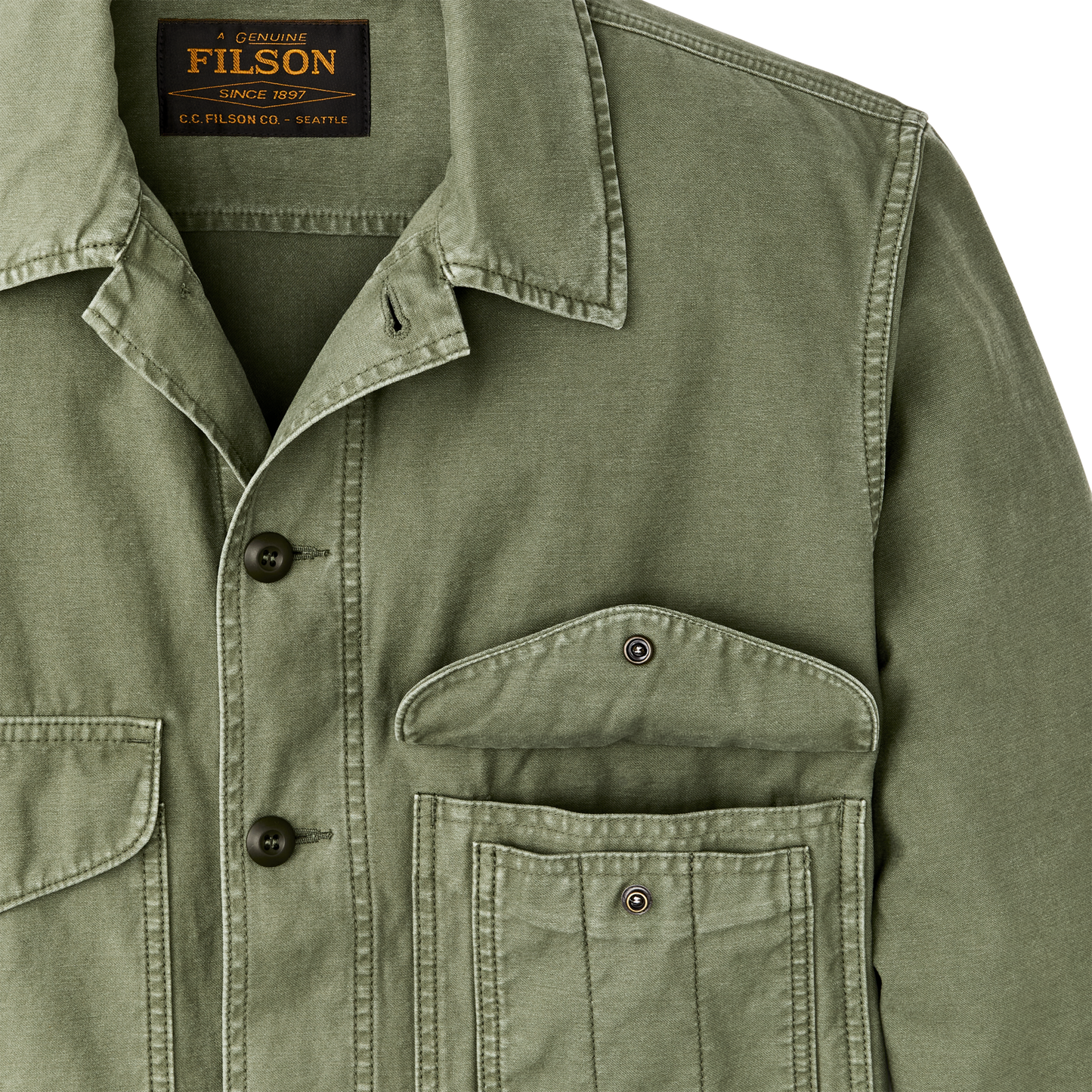 Field Cruiser Jacket - Washed Fatigue Green