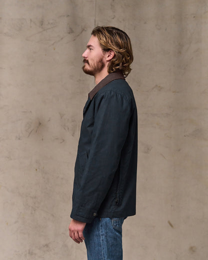 Dry Wax Short Field Jacket - Navy