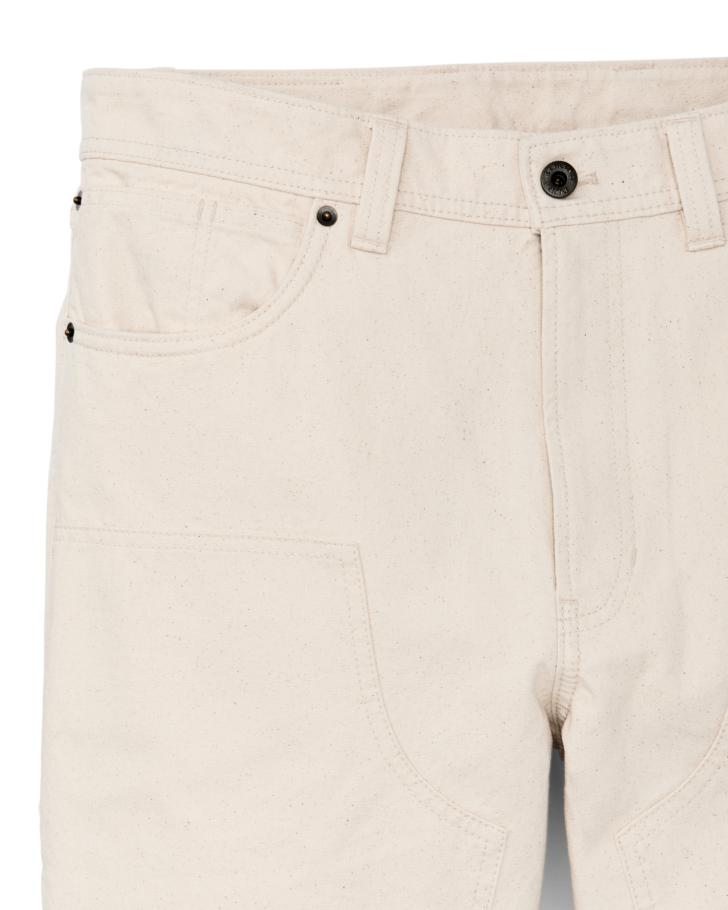 Dry Tin Double Front Pants - Natural Seed