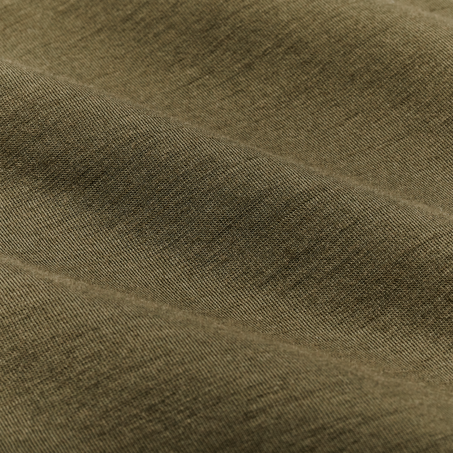 210g Merino Wool Short Sleeve Crewneck T-Shirt - Dark Olive