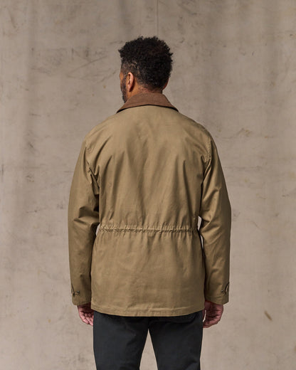 Dry Wax Mile Marker Coat - Dark Beige