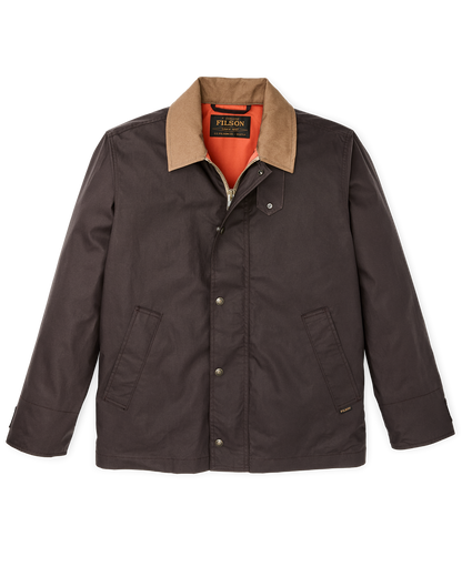 Dry Wax Short Field Jacket - Dark Brown
