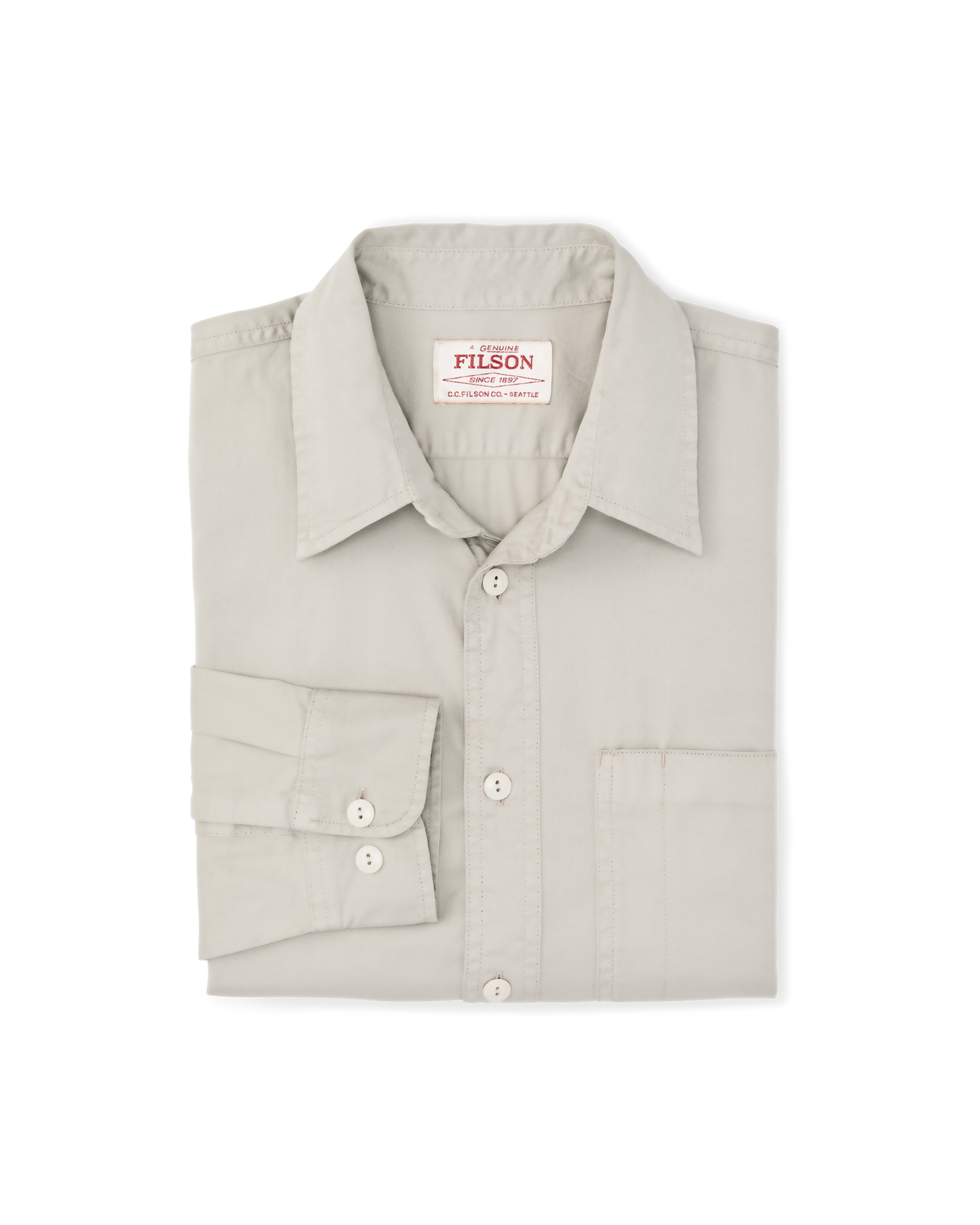 4.5-oz. Twill Shirt - Gray Sky