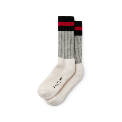 1970s Logger Thermal Socks - Black / Red