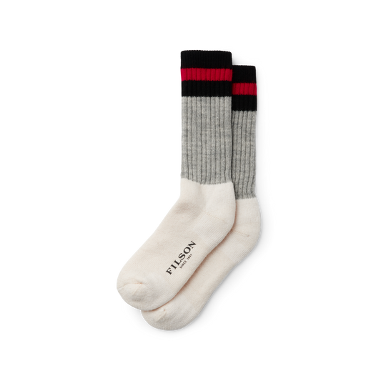 1970s Logger Thermal Socks - Black / Red