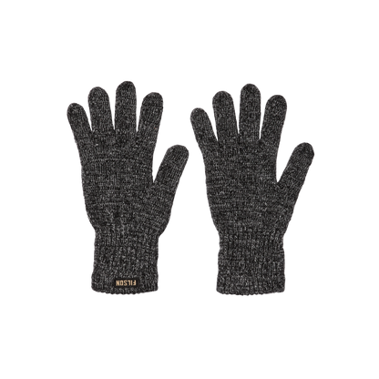 Full Finger Knit Gloves  - Charcoal