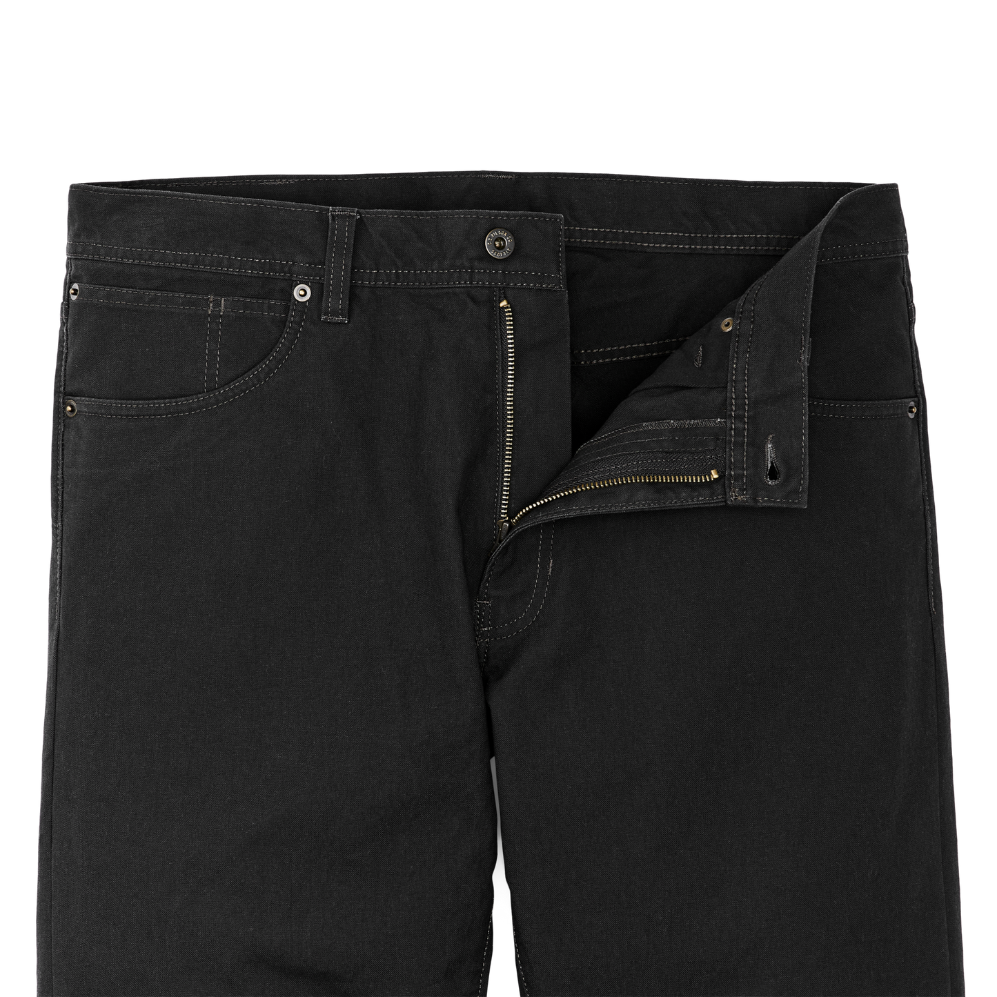 Dry Tin Cloth 5-pocket Pants - Raven