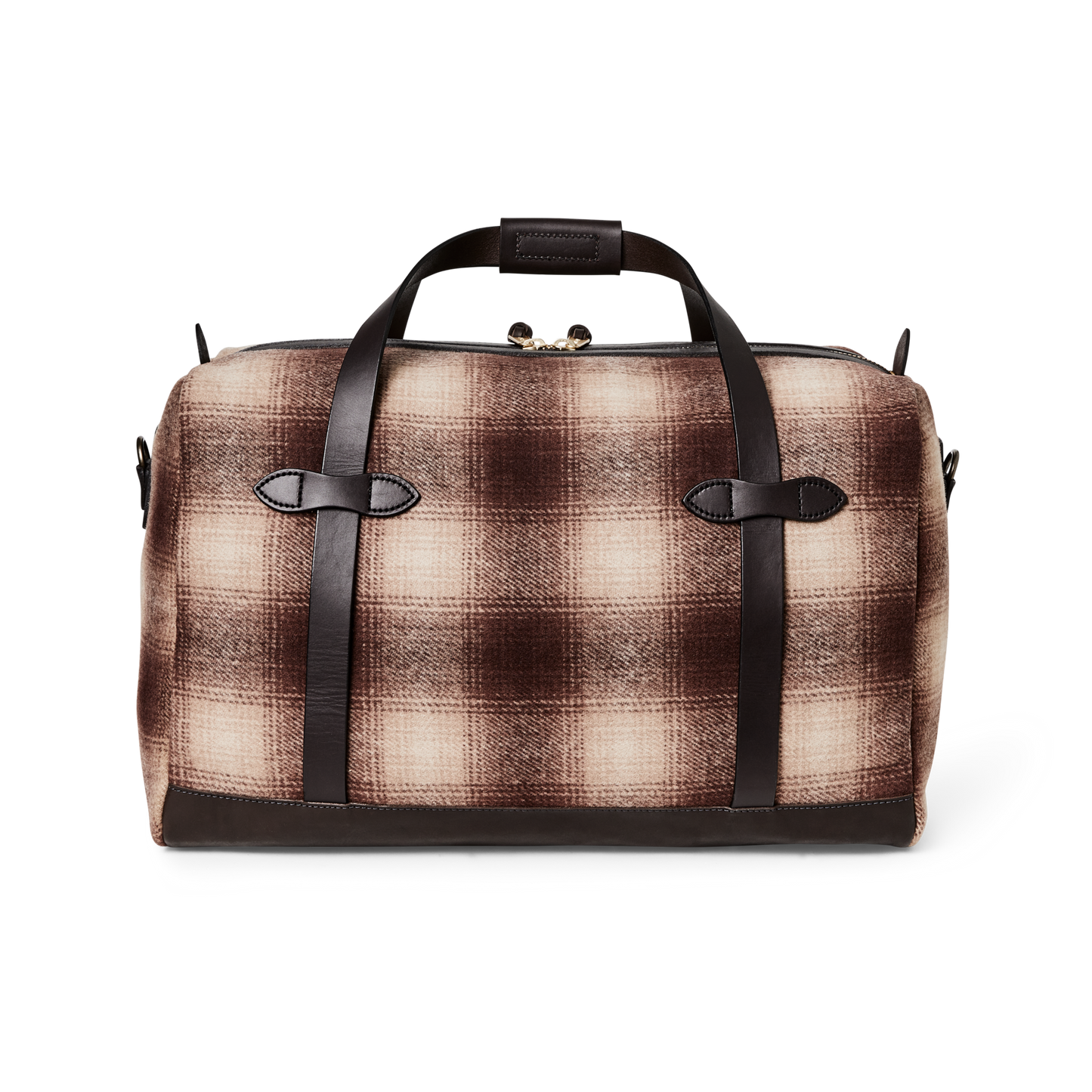 Medium Mackinaw Wool Duffle - Brown / Tan Ombre